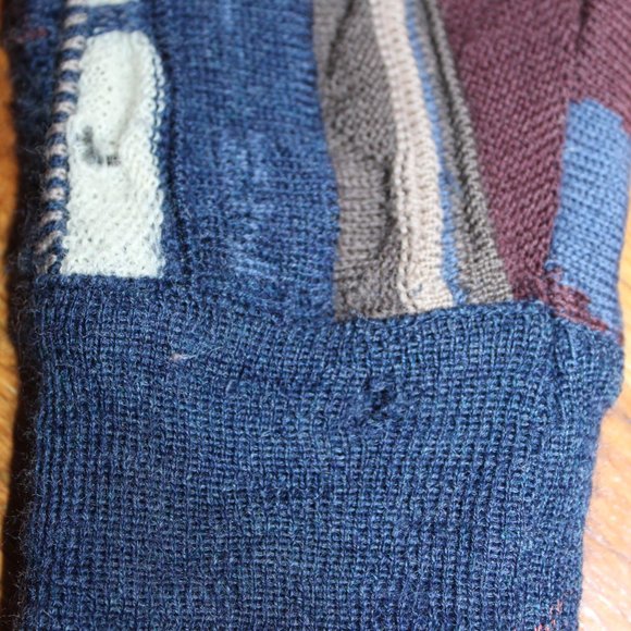 Vintage Jazzbo Coogi Wool New Zealand Sheep Kiwi Button Cardigan Sweater Men's L - Picture 12 of 16